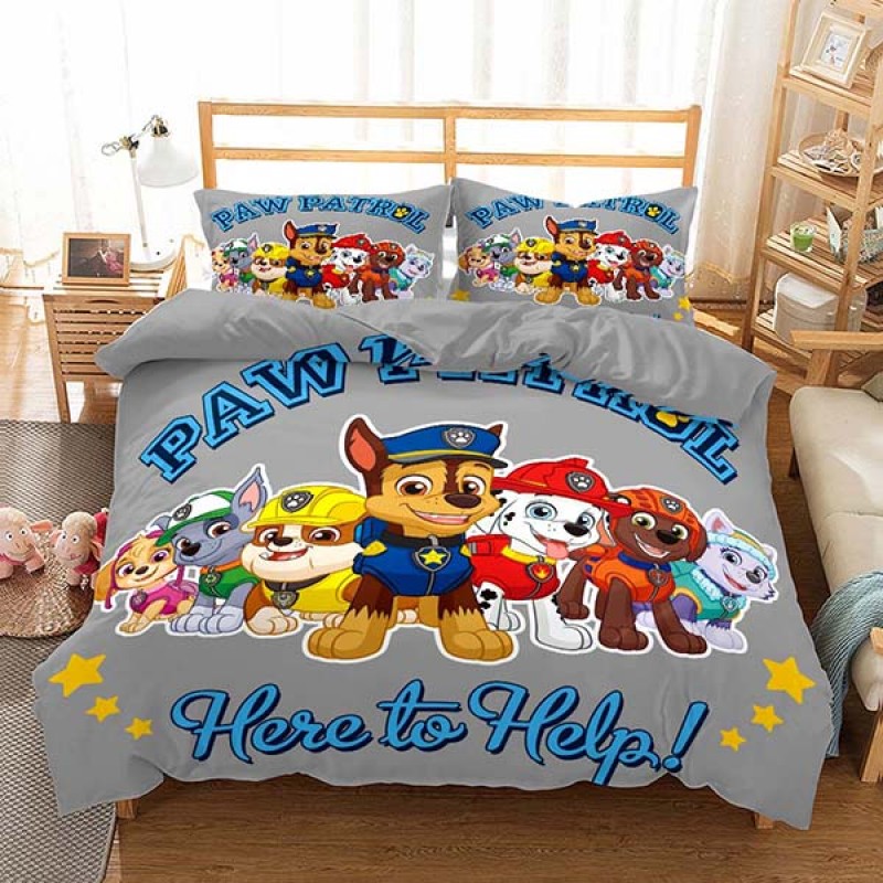 paw patrol double bedding argos